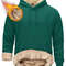 Mens Sherpa Lined Pullover Hoodie Fleece Sweatshirt 11