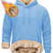 Mens Sherpa Lined Pullover Hoodie Fleece Sweatshirt 15