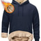 Mens Sherpa Lined Pullover Hoodie Fleece Sweatshirt 19