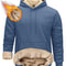Mens Sherpa Lined Pullover Hoodie Fleece Sweatshirt 20