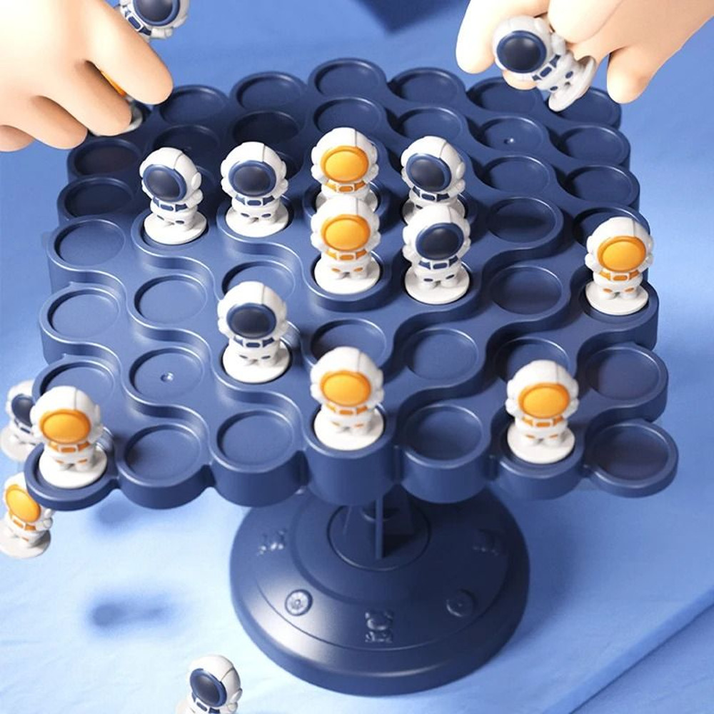 Kids Balance Tree Board Game Astronaut  Frog Themed Stack  Balance Toy 1