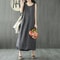 Womens 2024 Summer Loose Sleeveless O Neck Maxi Dress 2
