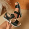 Plus Size Womens Casual Sports Wedge Sandals Summer Comfort Platform Design 0
