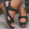 Womens Casual Low Heel Wedge Sandals Comfortable Summer Footwear 2