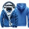Mens Thick Warm Fleece Zipper Hoodie Jacket Plus Size Sportwear Coat 2