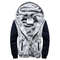 Mens Thick Warm Fleece Zipper Hoodie Jacket Plus Size Sportwear Coat 12