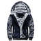 Mens Thick Warm Fleece Zipper Hoodie Jacket Plus Size Sportwear Coat 6