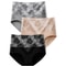 Womens Plus Size High Waist Cotton Panties 3 Pack M To 5XL 0