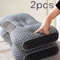 Knitted Neck Protection Sleep Pillow With Moisture Absorbing Core 7