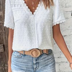 women plus size casual long sleeve shirt lightweight loose fit top