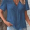 Women Plus Size Casual Long Sleeve Shirt Lightweight Loose Fit Top 8
