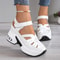 2025 Summer Closed Toe Women Platform Sandals Hollow Wedge Plus Size Casual 4