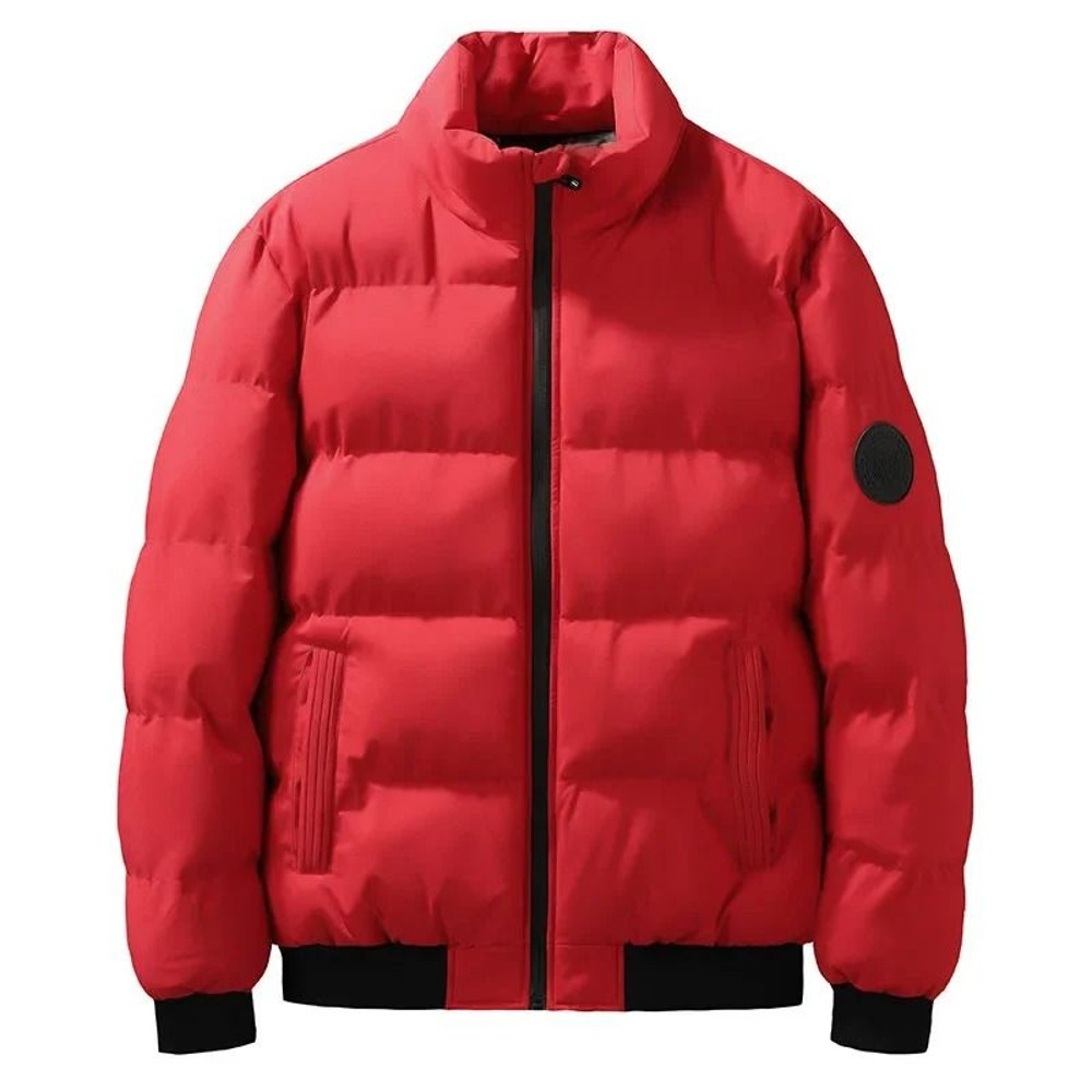 Winter Loose Fit Cotton Puffer Jacket For Men With Hood 3