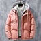 Winter Loose Fit Cotton Puffer Jacket For Men With Hood 9