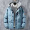Winter Loose Fit Cotton Puffer Jacket For Men With Hood 7