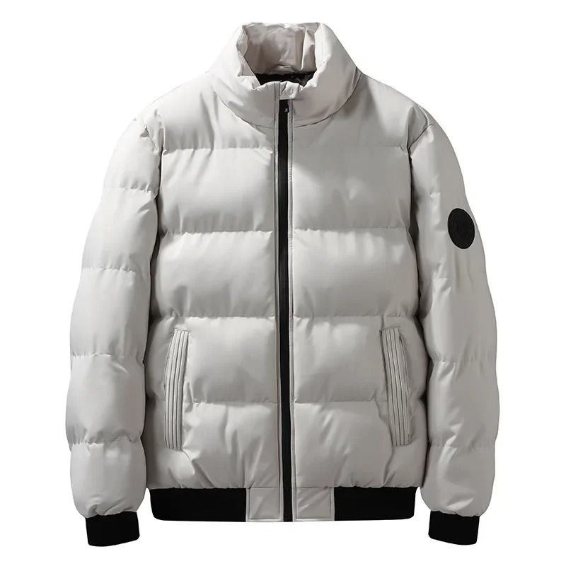 Winter Loose Fit Cotton Puffer Jacket For Men With Hood 8