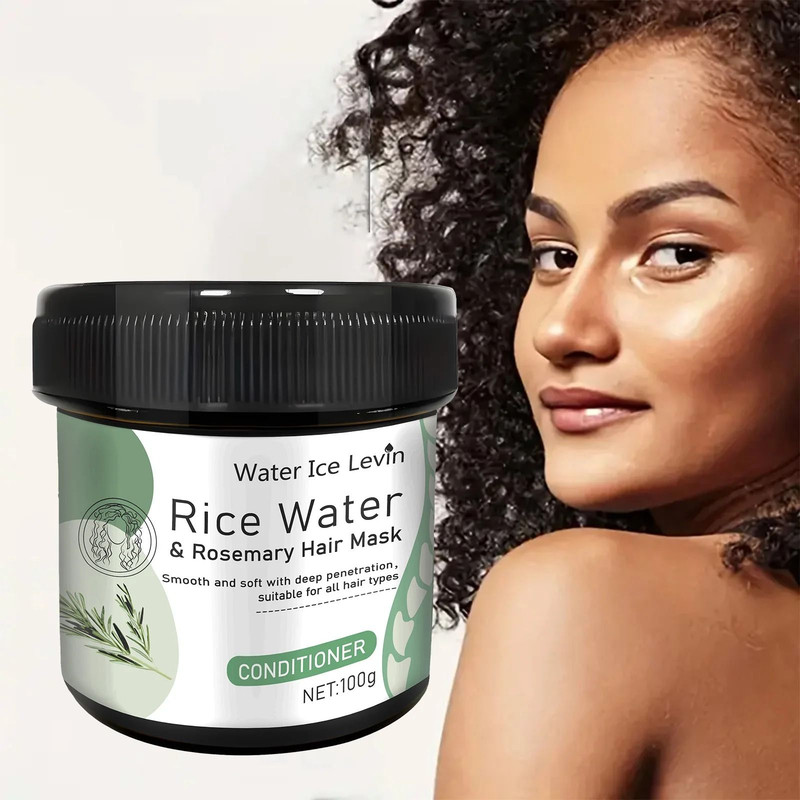 Rice Water Hair Mask For Repairing Damaged And Frizzy Hair With Deep Scalp Nourishment 3