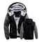 Mens Winter Fleece Hooded Jacket Warm Thick Zipper Coat 9