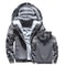 Mens Winter Fleece Hooded Jacket Warm Thick Zipper Coat 11