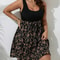 Plus Size Floral Knit Sleeveless Summer Dress With Tummy Control 0