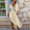 Shirt Dress For Women Linen Cotton Clothing Oversized Pure Long Midi Dress 3
