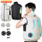 Cooling Fan Vest Summer Heat Resistant Air Conditioning Vest 0