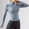 Women Lightweight Zip Up Running Jacket Quick Dry Yoga Top 2