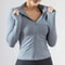 Women Lightweight Zip Up Running Jacket Quick Dry Yoga Top 4