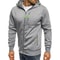 Mens Slim Fit Zipper Hooded Sweatshirt Lightweight Casual Sports Jacket 8