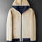 Winter Lambswool Zipper Hoodie Thick Warm Mens Jacket With Soft Fleece Lining For Cold Weather 4