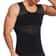 Mens Breathable Compression Tummy Control Undershirt Slimming Body Shaper Tank Top For Workout And 3