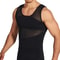 Mens Breathable Compression Tummy Control Undershirt Slimming Body Shaper Tank Top For Workout And 6