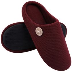 winter womens flat fluffy fur slippers with memory foam and anti-slip sole