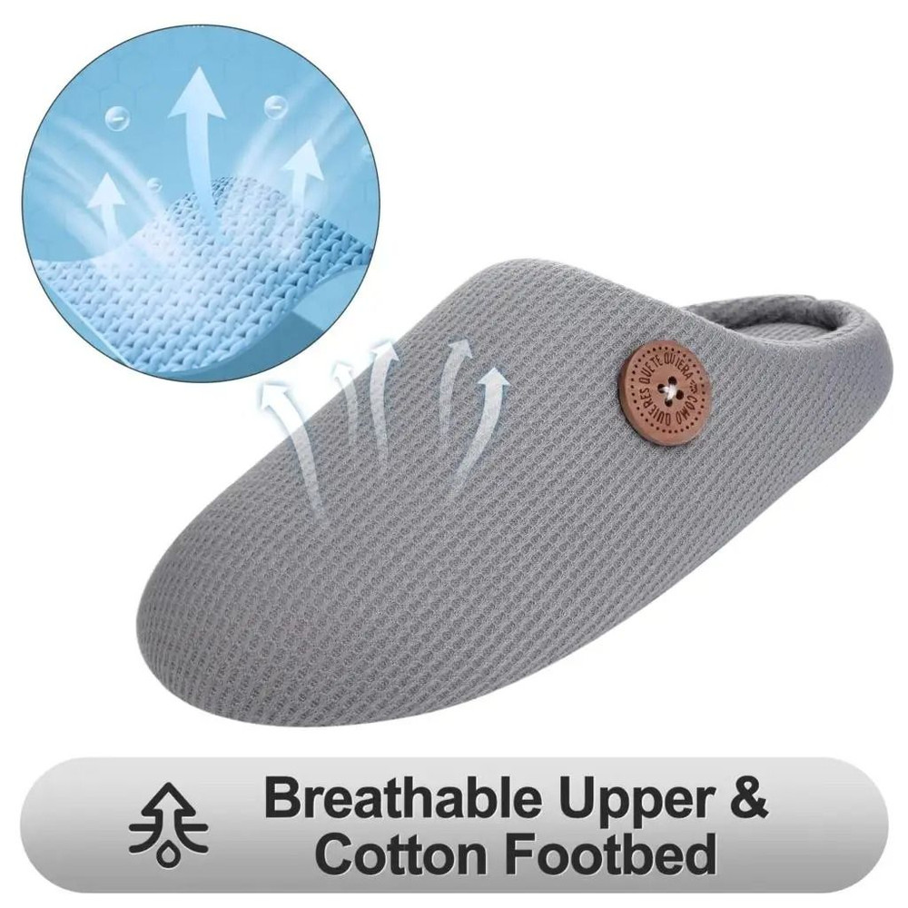 Winter Womens Flat Fluffy Fur Slippers With Memory Foam And AntiSlip Sole 4