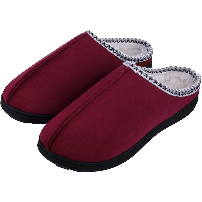Winter Womens Flat Fluffy Fur Slippers With Memory Foam And AntiSlip Sole 14