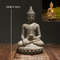 Zen Inspired Solar Buddha Statue For Outdoor Garden And Entryway Decor 1