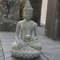 Zen Inspired Solar Buddha Statue For Outdoor Garden And Entryway Decor 4