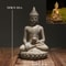 Zen Inspired Solar Buddha Statue For Outdoor Garden And Entryway Decor 7