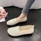 Mesh Fabric Breathable Flats Women Lace Loafers Lightweight Summer Casual Shoes 5