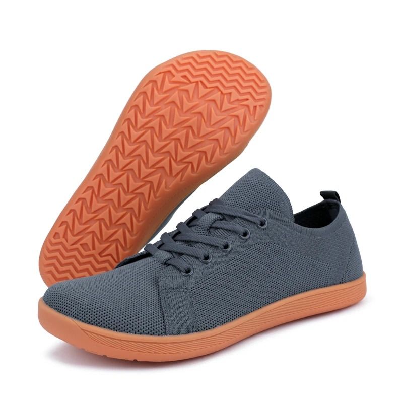 Wide Toe Zero Drop Mesh Minimalist Walking Sneakers For Men And Women 0