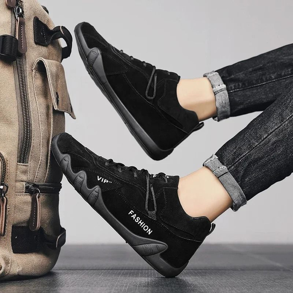 Mens Casual Ankle Boots With Lace Up Design And Non Slip Sole 4