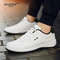 Mens Waterproof Artificial Leather Lace Up Sneakers Lightweight And Comfortable 5