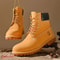 Men High Top Lace Up Casual Boots Lightweight Non Slip Ankle Sneakers For Couples 0