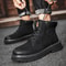 Men High Top Lace Up Casual Boots Lightweight Non Slip Ankle Sneakers For Couples 4