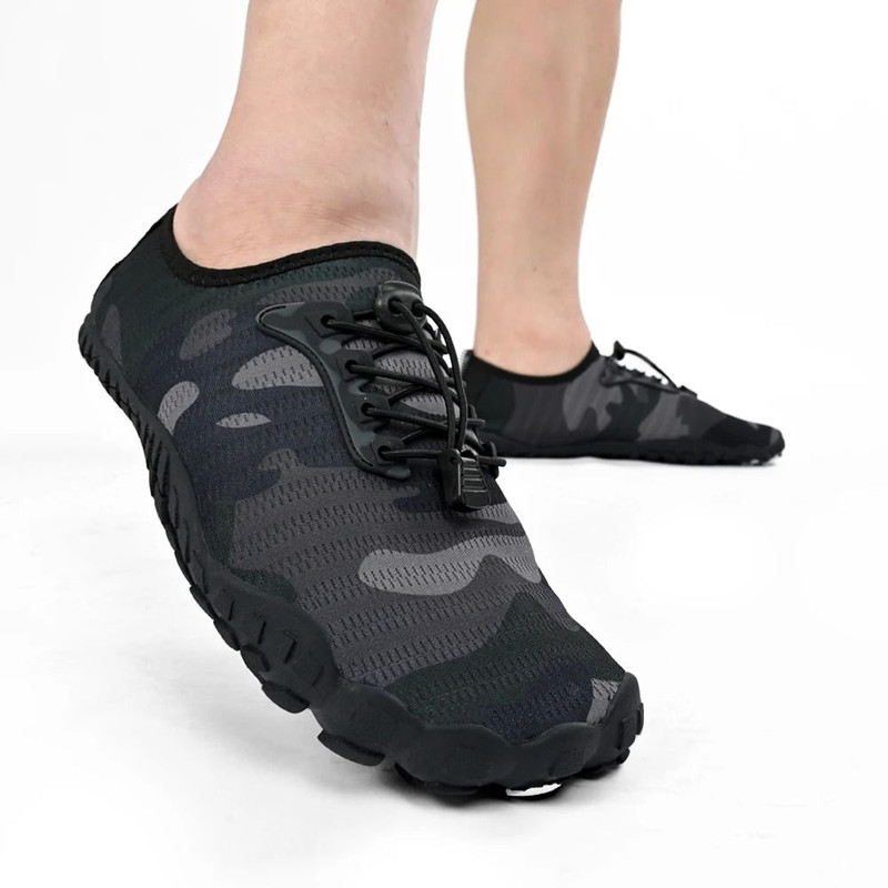 Camo Quick Drying Aqua Shoes For Men And Women Lightweight Barefoot Water Sneakers 1
