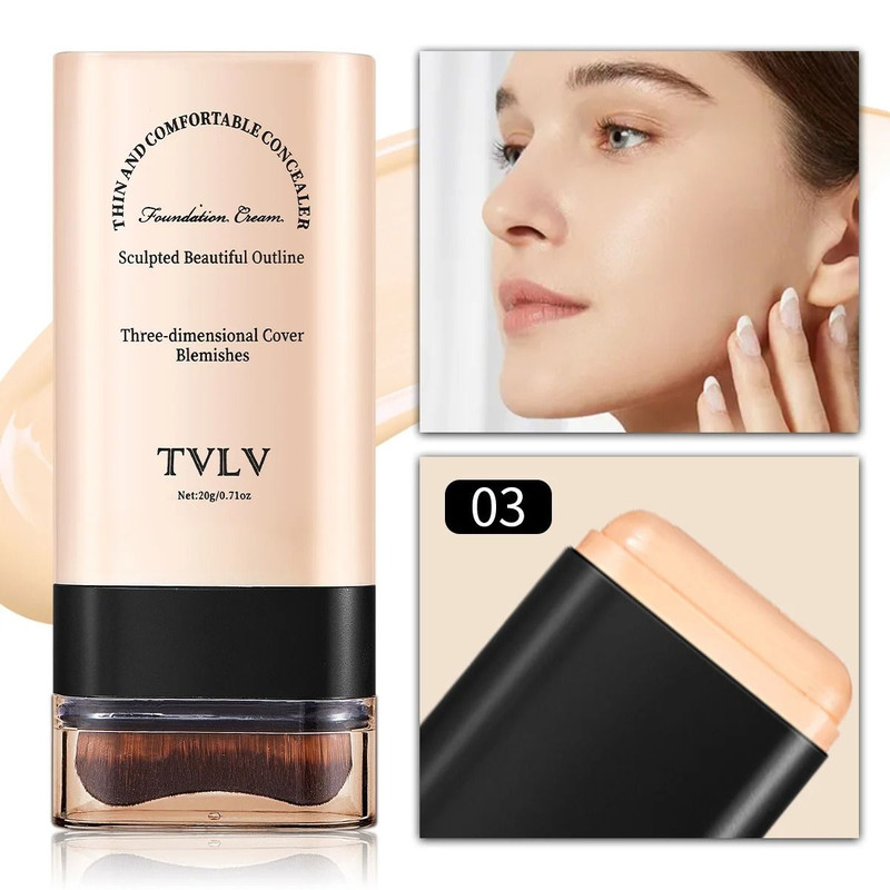 TVLV Eraser Foundation Stick With Built In Brush 20 G 9