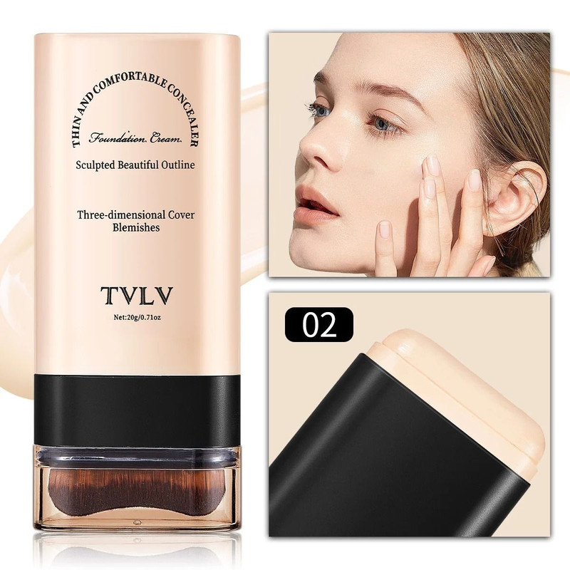TVLV Eraser Foundation Stick With Built In Brush 20 G 8