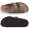 Comwarm Mens Cork Footbed Slides Arch Support Leather Sandals 1