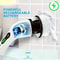 Electric Cleaning Brush Two Gear Cordless Rotary Floor Scrubber With Adjustable Extension Handle 1
