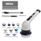 Electric Cleaning Brush Two Gear Cordless Rotary Floor Scrubber With Adjustable Extension Handle 6